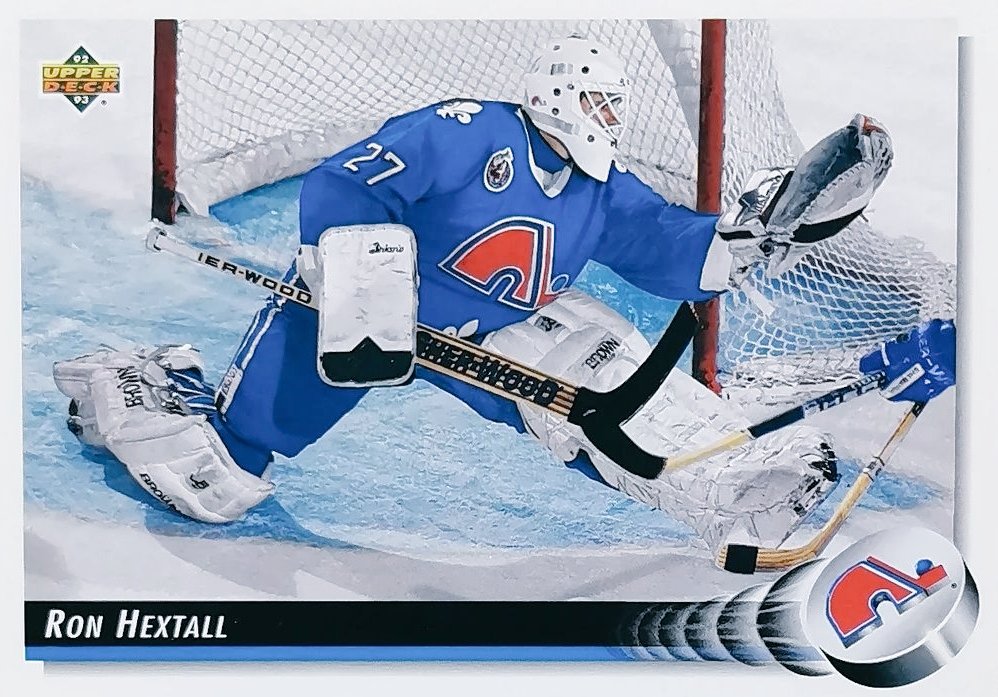 NHLHockeyCards's tweet photo. Ron Hextall Quebec Nordiques Upper Deck Card @nordiquesquebec #NHL #Nordiques https://t.co/oAbfMxBHIy