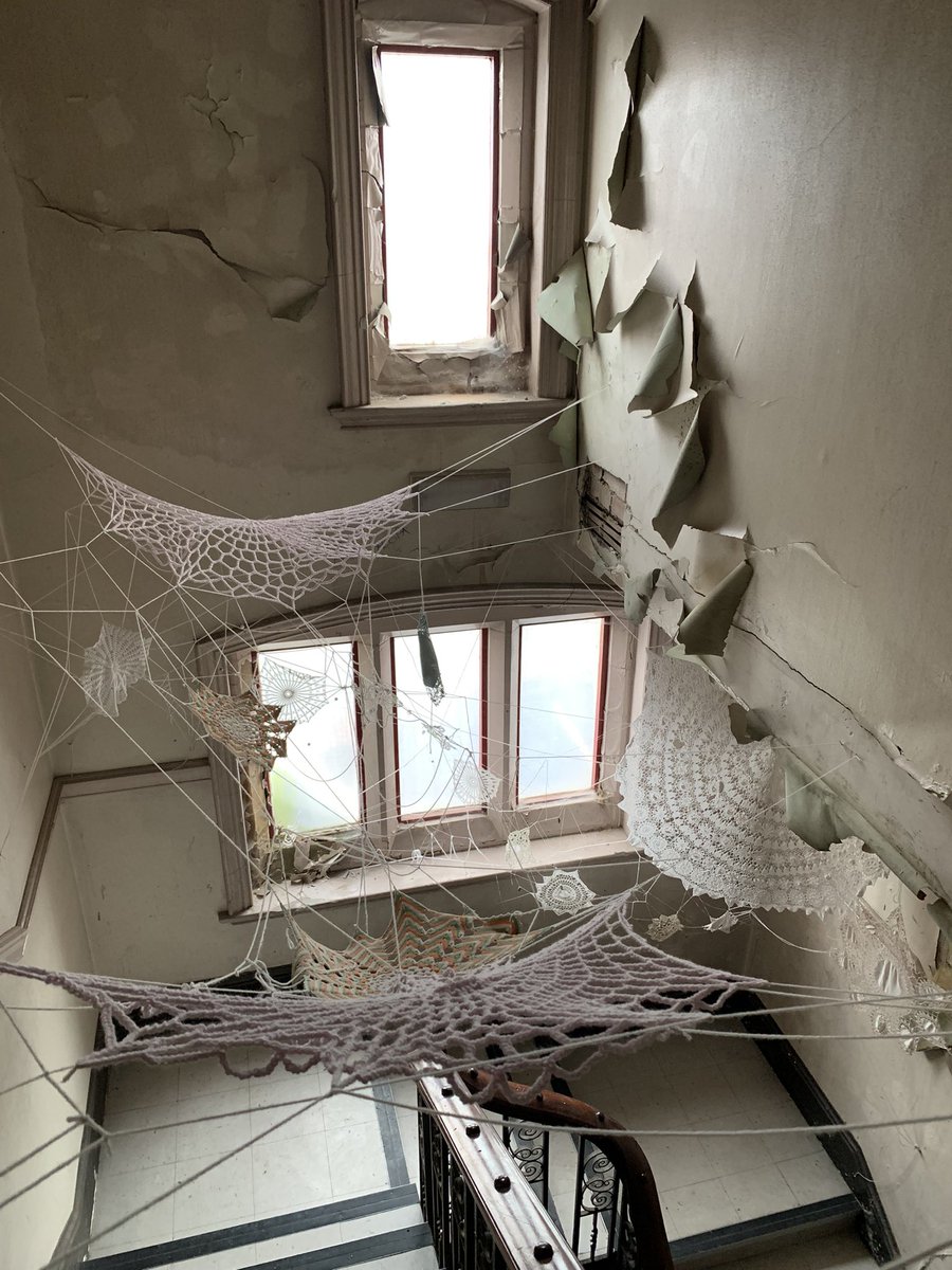 CarnegieOldpark's tweet photo. Come and see #ArachnesWeb by @ritaduffy64 and many other heritage secrets on 26 February: https://t.co/NoSAjTTJqo https://t.co/CrzPuZU49e