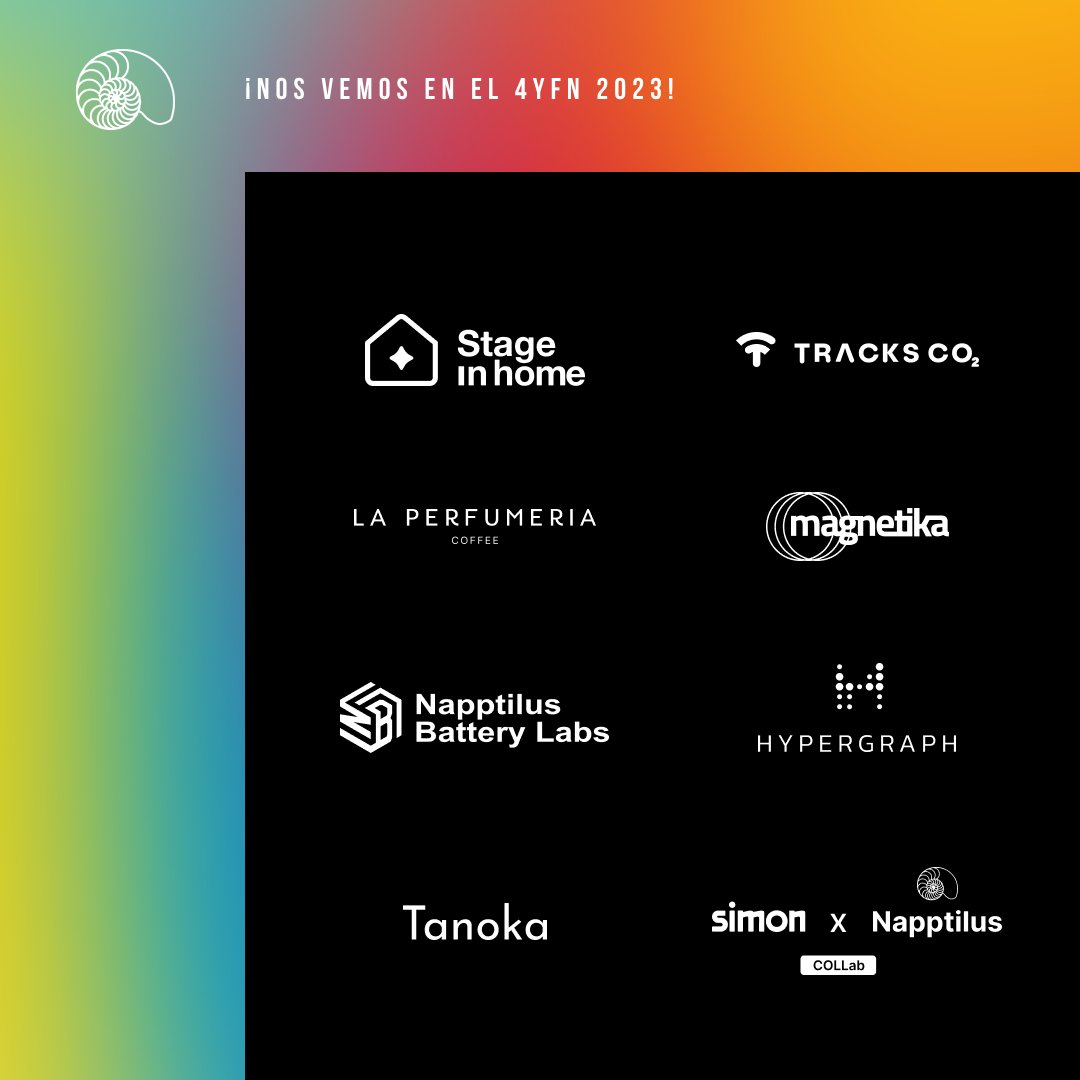 napptilus's tweet photo. Good news! We're returning to @4YFN_MWC #4YFN23 and showcasing 8 talented #startups at booth B30. Stay tuned! https://t.co/lEHhMXzLBG