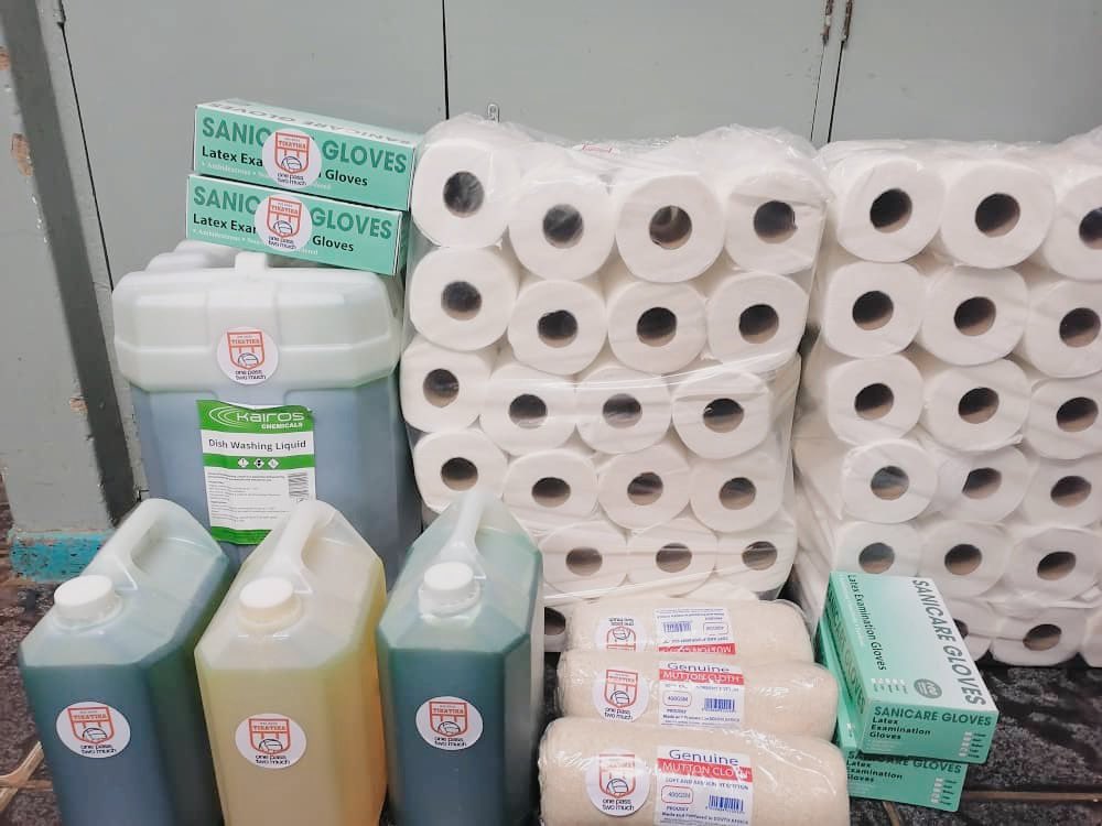 Took time out of our busy schedules to push CSR and Tsogang Primary School was blessed today with donations of Industrial Cleaning Chemicals and Equipment! #1pass2much #TikaTika