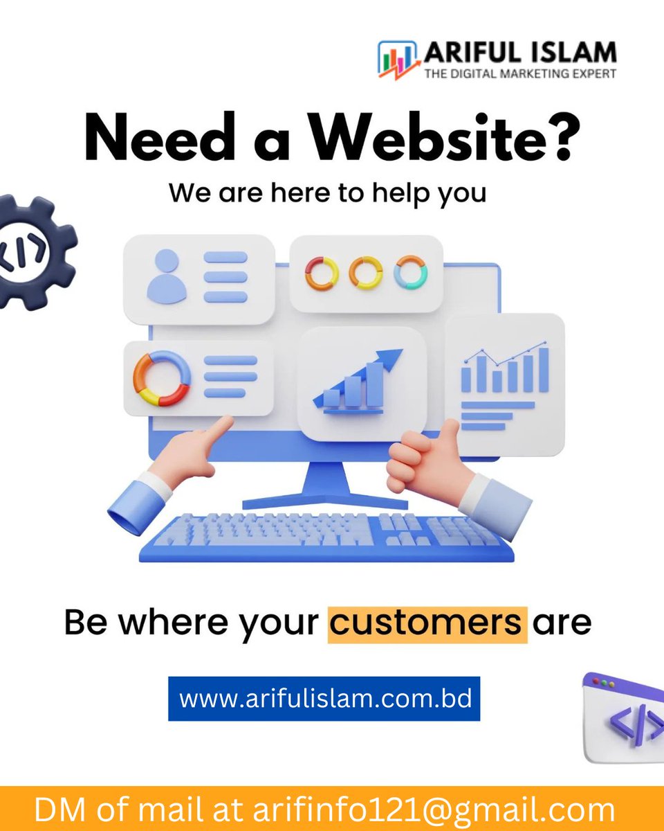 arifwebinfo's tweet photo. We at specialize in all SEO Fields, Website Designing and Development, Social Media, and Youtube marketing. We help business owners build their brands online with our services.

DM or mail for more queries 📨

Follow @arifwebinfo for more

#webdesign #webdesigner #brandpromotion https://t.co/VNTQ6YJdnU