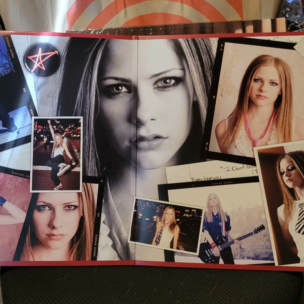 TommyAlbone's tweet photo. So the other day I go into @target and they actually have the 20th Anniversary of @AvrilLavigne album Let Go. Also amazingly enough have 2. So I grab both one for me and one for @jefermelesyeux. To my surprise I get home and open it to find Prophet Posse. Same with Todd's. https://t.co/j3UE0nzRpK