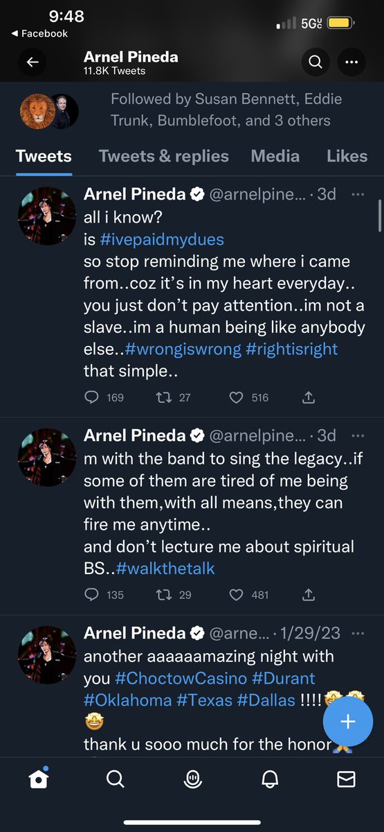 elyorchpr's tweet photo. Humm!!! 🤔 esto no pinta bien con Arnel Pineda, me huele que se cansa y manda pal carajo a Journey. Que creen? @DownloadPR https://t.co/69aI1JmN8Q