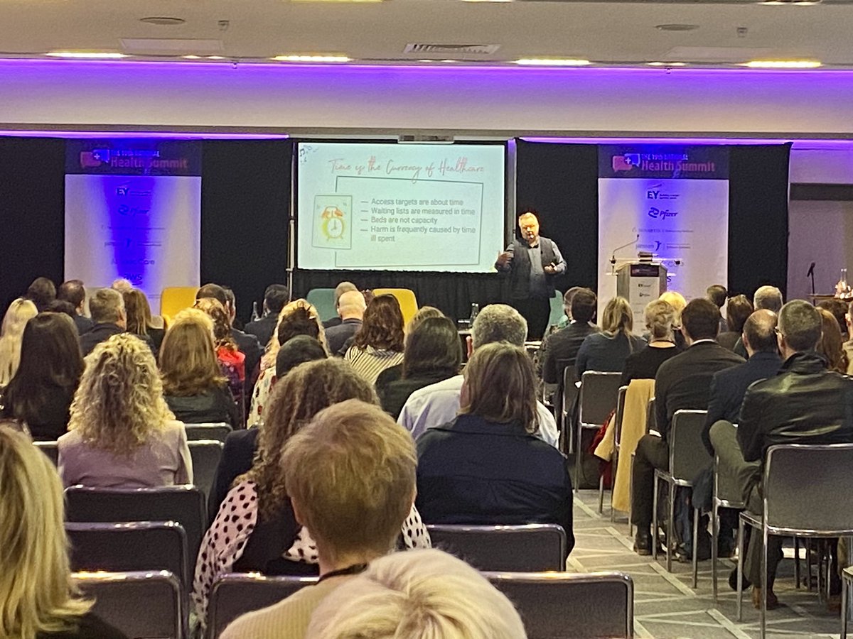 GMcM_'s tweet photo. Great patient-centric discussions today at the @Health_Summits in Croke Park with lots of overlapping themes. A question for all attendees to think about: After listening today, what action are you going to take when you walk out of here today? #HealthSummit23 https://t.co/tlzlMO9Fv9