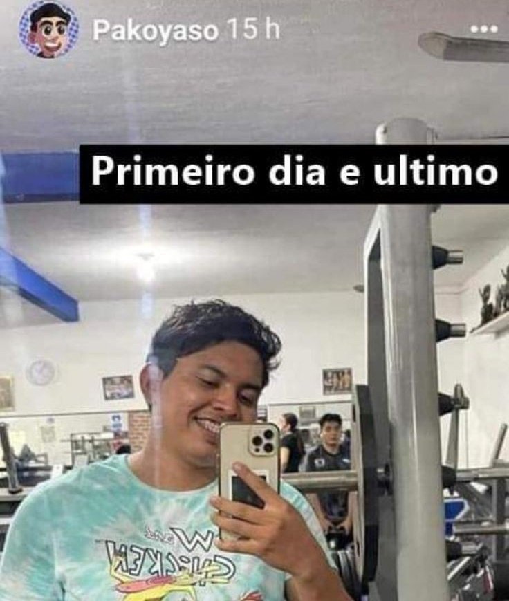 "esse ano vou ser fitness"