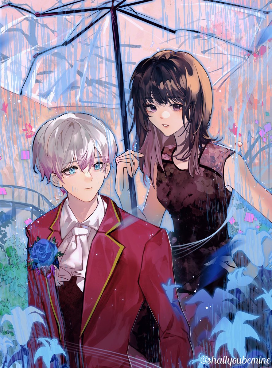 shallyoubemine's tweet photo. Ray &amp; MC

In the rain...

*Commission
Plz don't use💕thank u☺️

#mysticmessenger #수상한메신저 #최세란 #Saeranchoi https://t.co/gtNp6nQdIQ