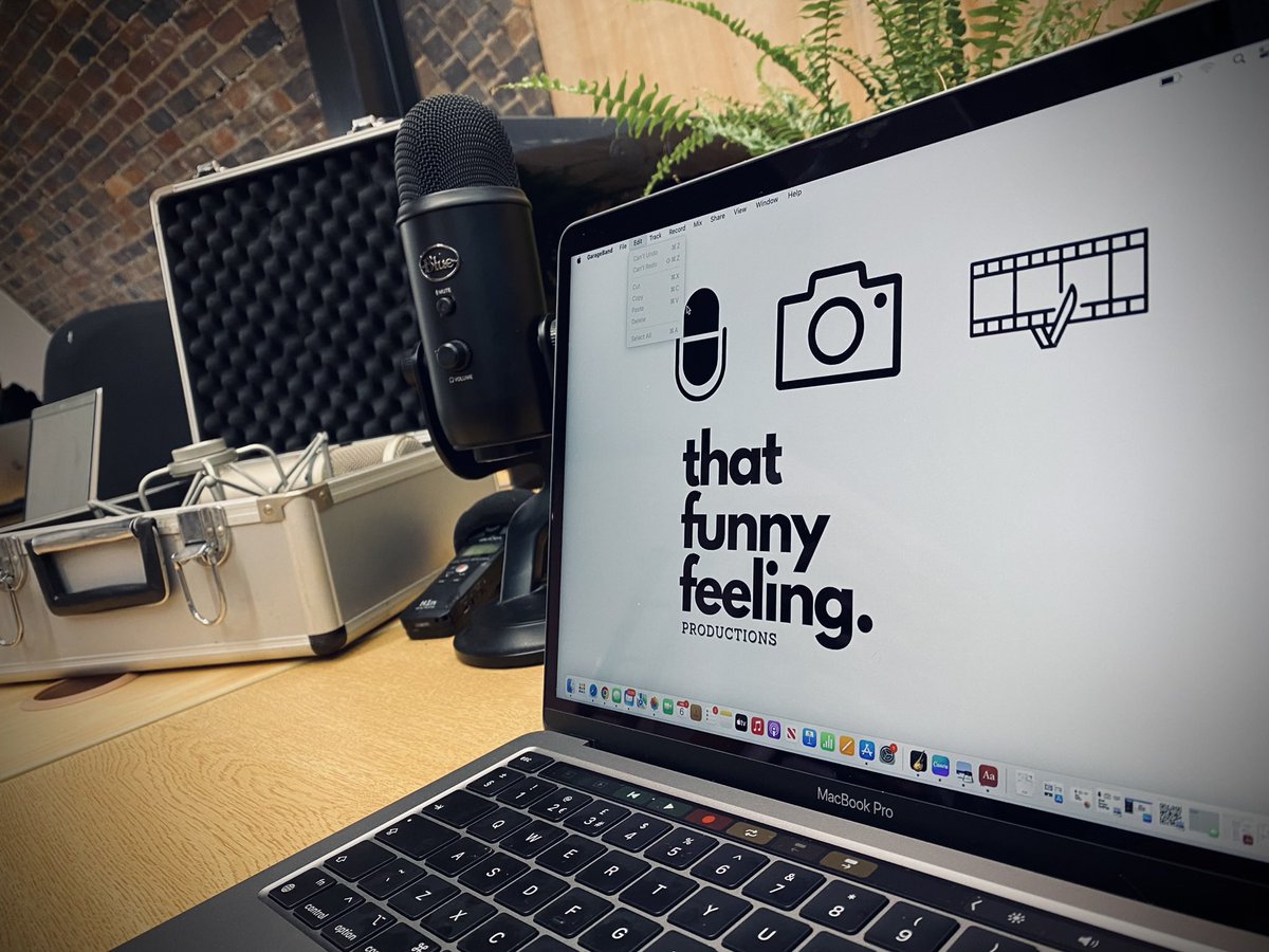 MOVED IN AND READY TO START!!
(First let me get a drink, I’m parched)

that funny feeling. Productions offer Digital content production. Audio. Video. Editing. Social media management &amp; loads more.

DM me or 
find us on Instagram @
thatfunnyfeeling_productions