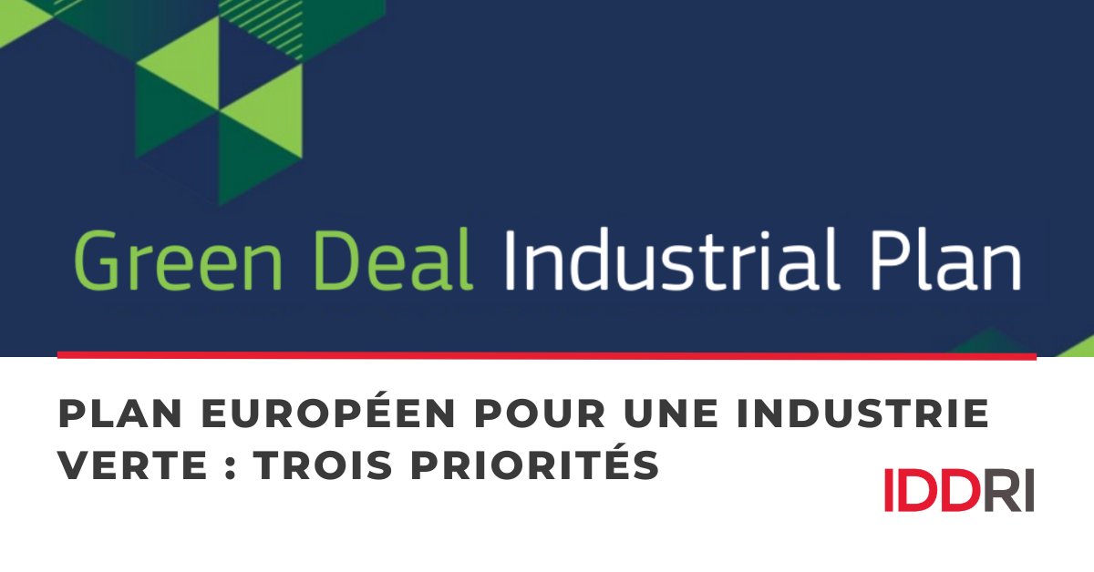 Alors que se tient dans les deux prochains jours un Conseil européen extraordinaire #EUCO, quelles priorités devraient guider les débats sur la mise en œuvre du plan industriel du #GreenDeal ?

Réponses en 3 points clés de <a href="/n_berghmans/">Nicolas Berghmans</a>👉iddri.org/fr/publication…