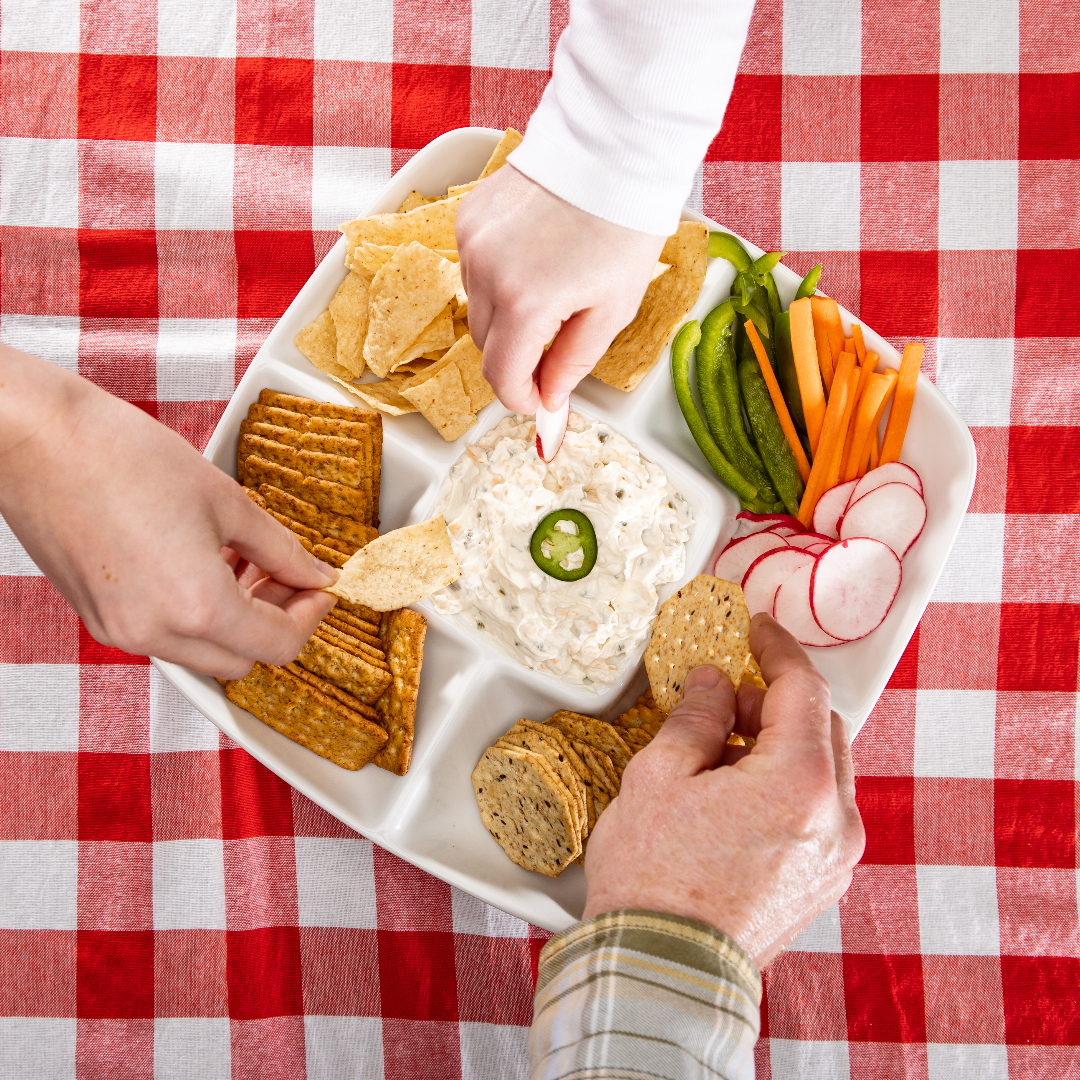 🥕Oh, Dip!
Serve up a tray of Knott's and watch as the whole table scrambles to get some.

#PureSouth #75YearsOfKnotts #Yum #ChipnDip #Food #Foodie #instayum #LetsEat