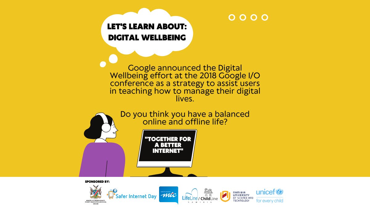 Did you know that there are ways to manage your digital well-being better? #BetterInternet #SaferInternetDay