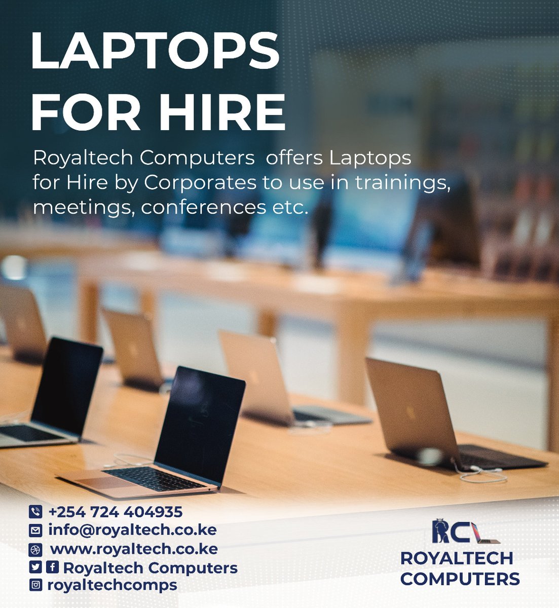 RoyaltechC's tweet image. Laptops for hire
Laptop Rental

LeBron James
#Newsnight 
#ODMMps 
#PresidentRuto 
Raila
#JKLive 
#mondayreport 
#NTV
ICT
#ChatGPT 
#ChatGPTPlus