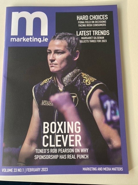 Sponsorship in 2023 - the challenges, opportunities and how to maximise business impact. Thanks to Michael in @marketing_ie for featuring this in Feb's edition #tssi22 #sportsmarketing #marketing @TeneoIreland lnkd.in/e-_T72Xg #sponsorship