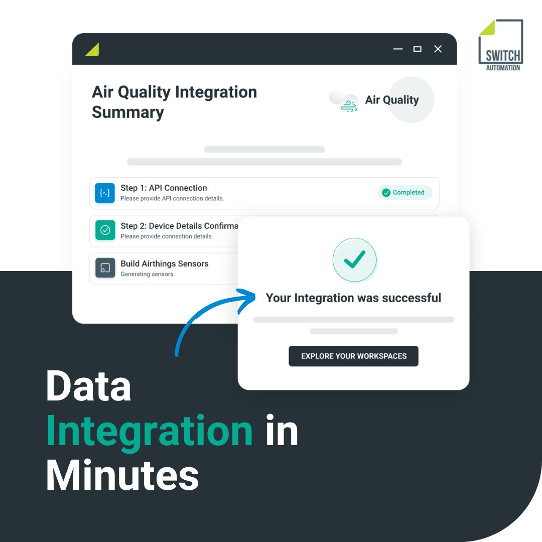 There are hundreds of new IoT technologies available. It takes only a few moments to integrate these devices on our data-analytics platform, then your team can save hours by eliminating the need to export files from individual IoT platforms for data analytics.