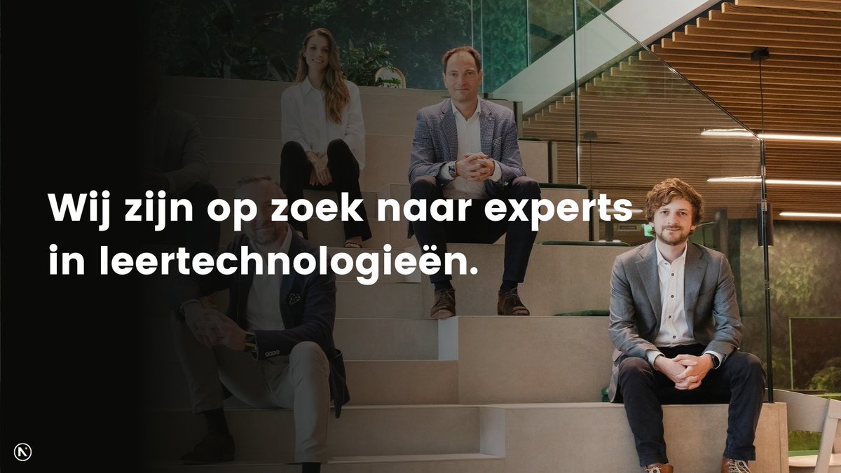 Onze projecten worden meer, groter een grootst. Daarom moeten wij ons team uitbreiden. 

Ben jij expert in leertechnologieën en geloof je in de concepten gepersonaliseerd en sociaal leren? 

▶️ Solliciteer nu: nextlearningvalley.com/vacature/exper…

#NLV #learninganddevelopment