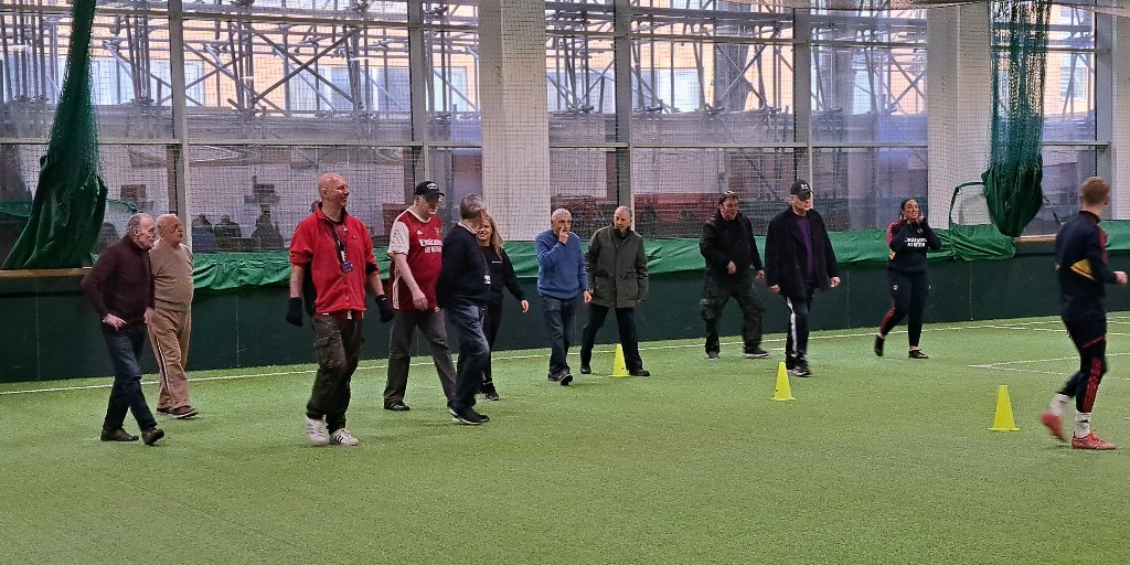 StLukesTrust's tweet photo. The Men’s Shed was invited to the Emirates Stadium. What a fantastic time they had! A huge thank you to Adam Henry and Rhys Ratcliffe for organising the visit and to Samir Singh from Arsenal in the Community for the tour.
@AFCCommunity #arsenalcommunity #southislington https://t.co/r6Ye1F0gGh
