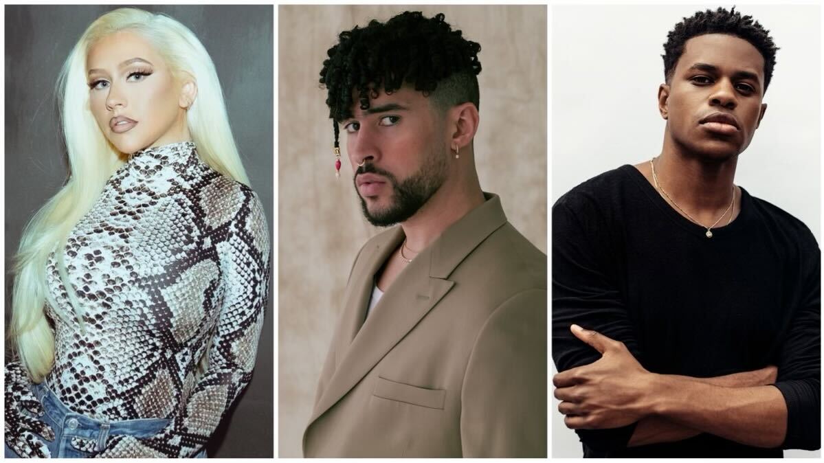 glaad's tweet photo. JUST ANNOUNCED: Honorees at the #GLAADawards in Los Angeles: 

🏆 Advocate for Change Award: Christina Aguilera (@xtina) 
🏆 Vanguard Award: Bad Bunny (@sanbenito)
🏆 Stephen F. Kolzak Award: Jeremy Pope (@jrmypope)

Learn more: https://t.co/u9nayBq37j https://t.co/e4l39sXvHo