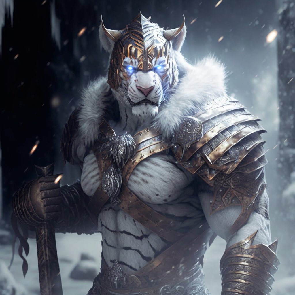TheTigerTitans's tweet photo. Unleash the untamed power within you with our fierce The Tiger Titans Warrior NFTs! 
Don't just collect, experience bravery and strength in every pixel. 
Get yours now! https://t.co/0lLpbc7wiV
#NFTs #TTTWarriorNFT #BeATiger https://t.co/Iwu20vwZiQ