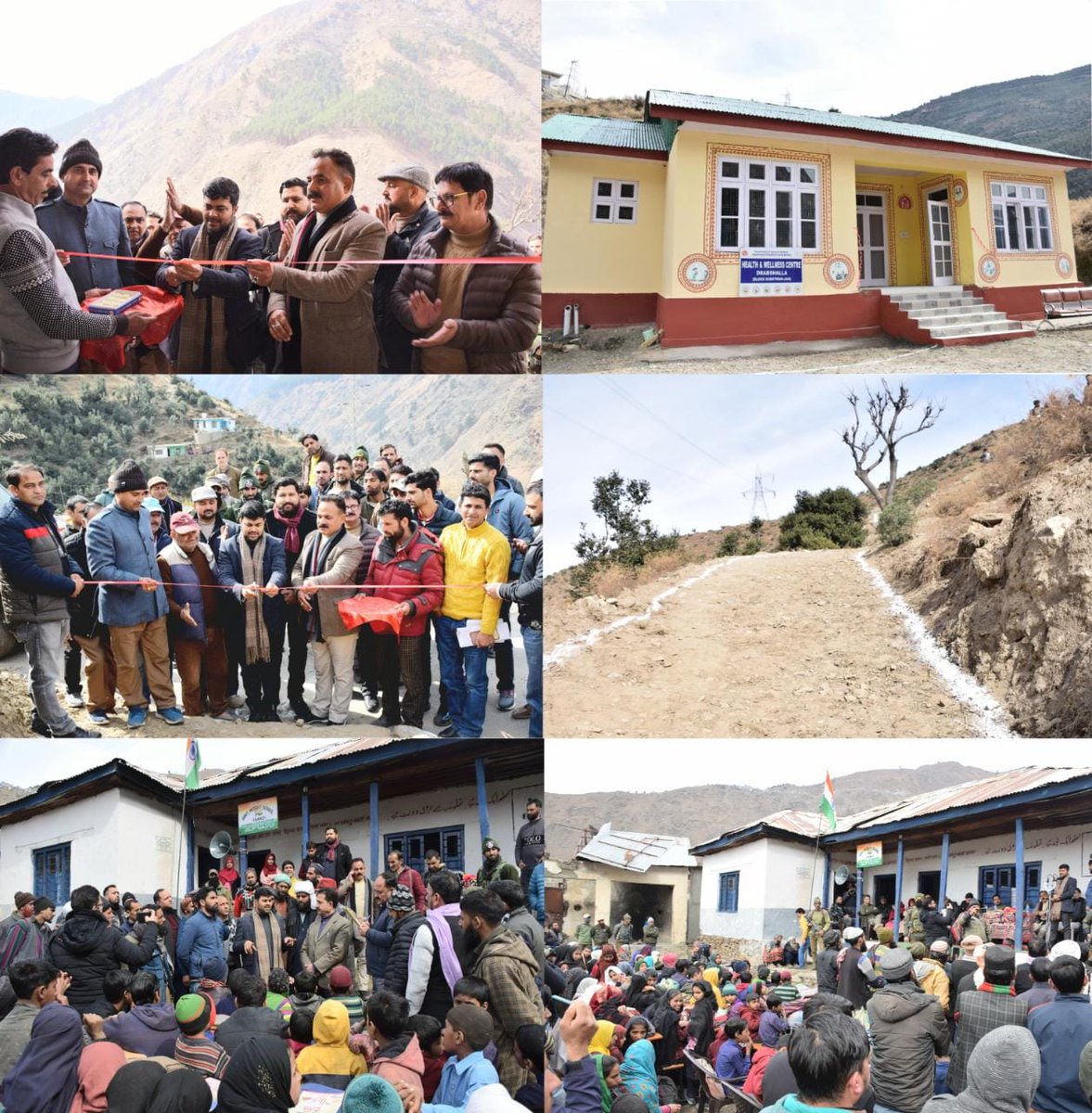 Information & PR, Kishtwar (@dickishtwar) on Twitter photo <a href="/dckishtwar/">Deputy Commissioner Kishtwar</a> <a href="/Devansh_IAS/">Devansh Yadav</a>
presided over the Weekly Block Diwas at Chamoti Drabshalla
Inaugurated Health & Wellness Centre Drabshalla and approaching road to HWC
60 out of school students/dropouts joined back school in Chamoti, Kishtwar
<a href="/OfficeOfLGJandK/">Office of LG J&K</a>
<a href="/Divcomjammu/">Divisional Commissioner Jammu</a>
<a href="/diprjk/">Information & PR, J&K</a> <a href="/dckishtwar/">Deputy Commissioner Kishtwar</a> <a href="/Devansh_IAS/">Devansh Yadav</a>
presided over the Weekly Block Diwas at Chamoti Drabshalla
Inaugurated Health & Wellness Centre Drabshalla and approaching road to HWC
60 out of school students/dropouts joined back school in Chamoti, Kishtwar
<a href="/OfficeOfLGJandK/">Office of LG J&K</a>
<a href="/Divcomjammu/">Divisional Commissioner Jammu</a>
<a href="/diprjk/">Information & PR, J&K</a>