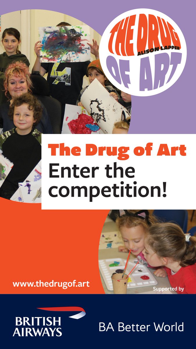 ThFuturePerfect's tweet image. @TheDrugof_Art is launching new national competition today &amp;amp; looking for young creatives under 25. Exciting opportunity to have your art featured alongside Alison Lapper, Marc Quinn &amp;amp; Rankin. More info thedrugof.art/competition