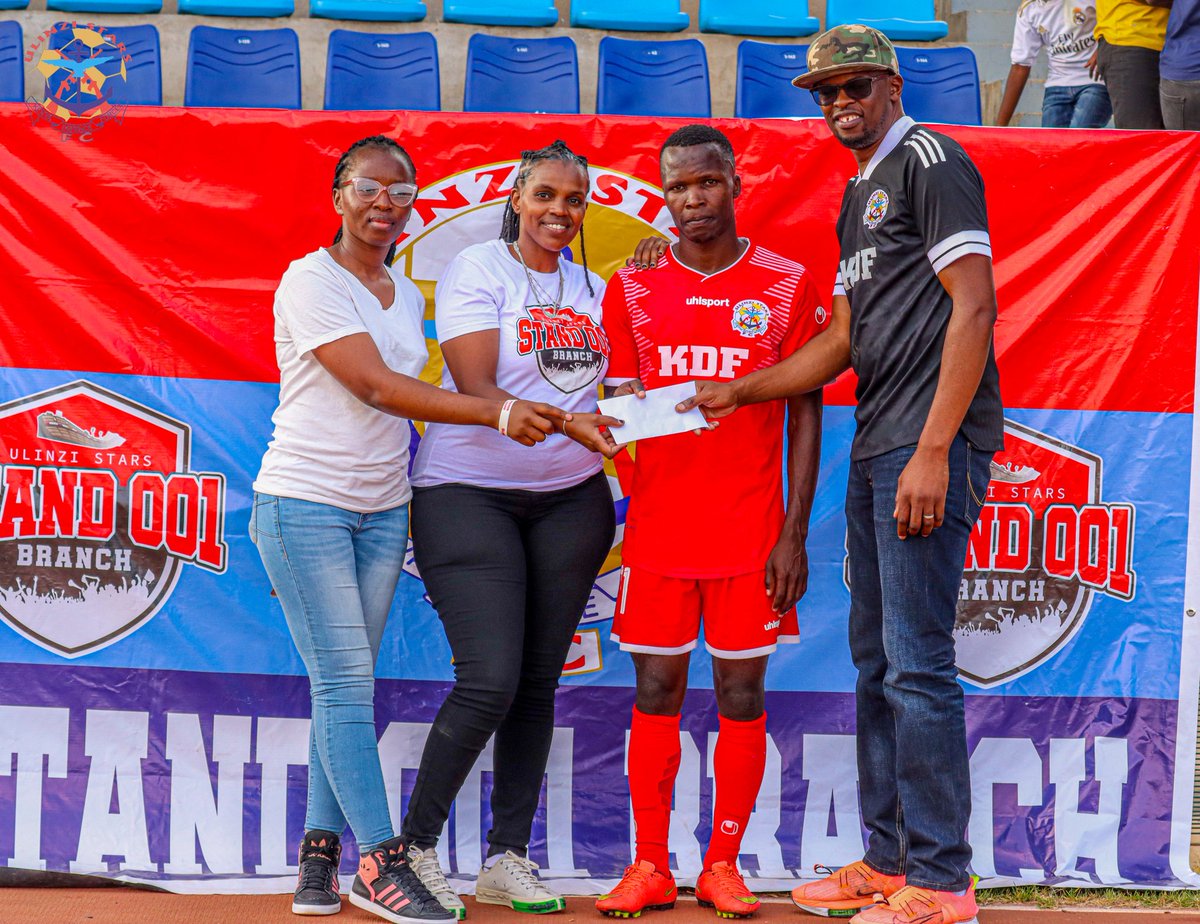 UlinziStarsFC's tweet photo. ๐| Much congratulations to our very own Stephen Etyang for being voted the Fansโ Man of the Match award in today's match, an initiative by the #Stand001 Branch.
โข We take this opportunity to thank all the members and fans from the #Stand001 Branch for the great initiative. https://t.co/SZ5sSskewa