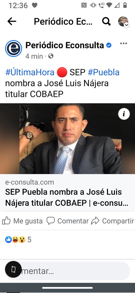 soprano_tonny's tweet photo. La llegada de José Luis Nájera al COBAEP no genera buenas expectativas y deja mal parado a 'Doble Ese', pues, según mi CISEN, cuenta con preparatoria abierta y carece de título alguno. https://t.co/nTjjWxgSKj