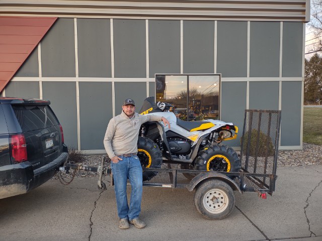 Thank you to Andrew Bare for his latest purchase. He scored this hard to find beast, a 2023 Can-Am Renegade XMR 1000R. Nothing out there rips like this. Enjoy it buddy. #koh2023 #CanAm #Renegade #XMR #KOH #ASPthankyou #mud