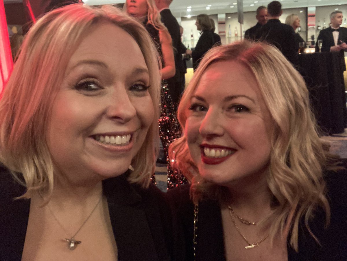 Blondes have more fun…but we’ll be even more fun after a magnum of champagne 🥂 #BroadcastAwards #sargentdisc #ba2023