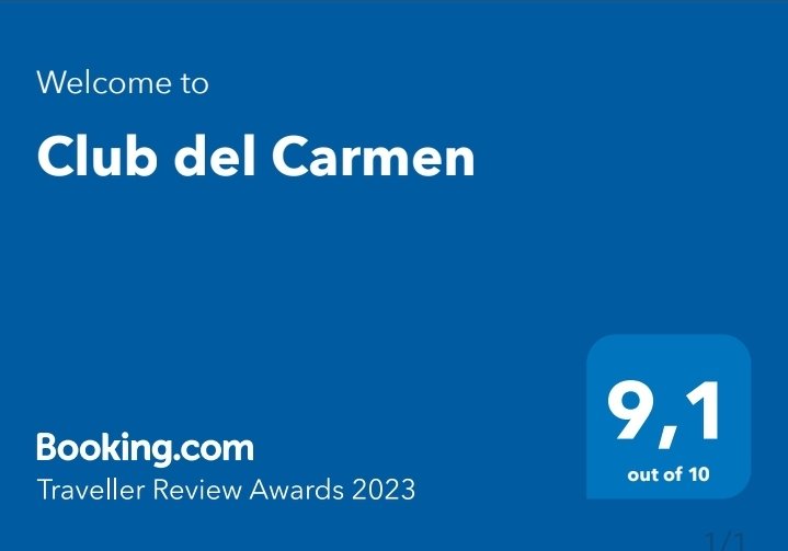 #Bookingcom #TravellerReviewAward2023 with 9.1 score 👏👏Congratulations team for your great job #ClubdelCarmen #DPerfectService