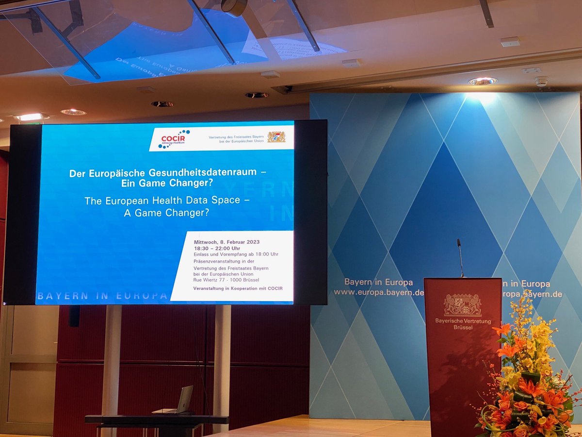 365SherpasEU's tweet image. ‘The GDPR is an important enabling factor, it allows us to discuss the set-up of the European Health Data Space today’. An interesting panel with @TomislavSokol and others in BXL 🩺🔍 #eudataspace