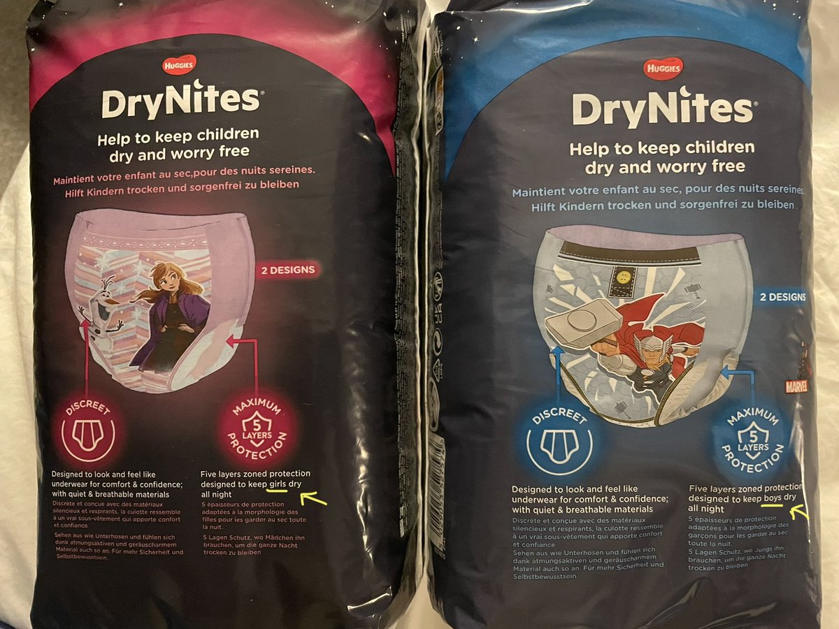 NeilHumps's tweet photo. @huggies_uk what is different about your “girls” and “boys” pants? Or is it just the design? https://t.co/X2uo07Wejm