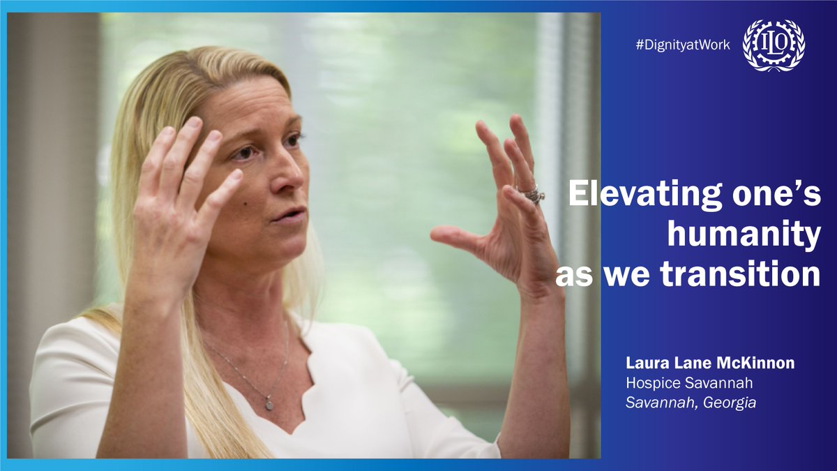 ilo4USCA's tweet image. Working at @hospicesavannah has allowed Laura Lane Mckinnon to combine her academic studies with her passion, creativity &amp;amp; desire to help people to solve critical problems in a humane and caring manner. 
Find out more: bit.ly/DaWLauraLane
#DignityatWork #careeconomy #care