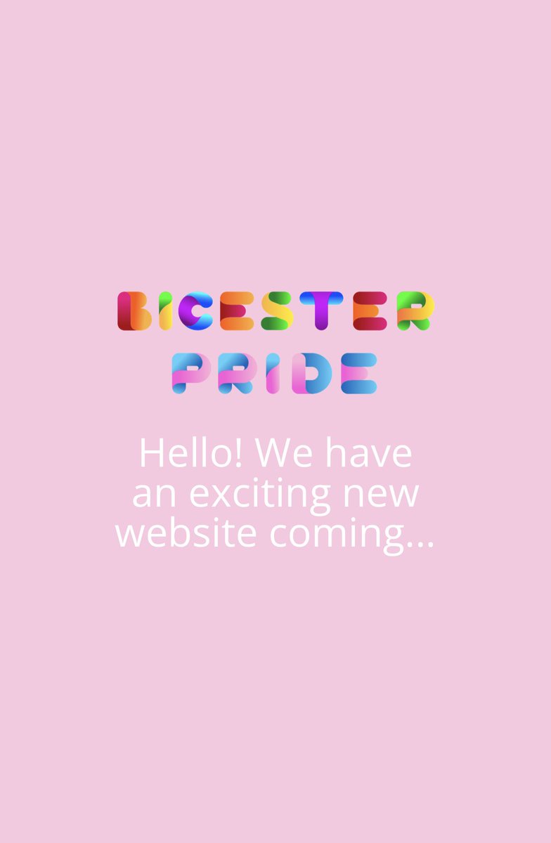 Keep an eye out for our new web site which will be launched in the coming weeks BicesterPride.co.uk BicesterPride.com If you would like to sponsor or be a supporter please get in touch #lgbt #pride