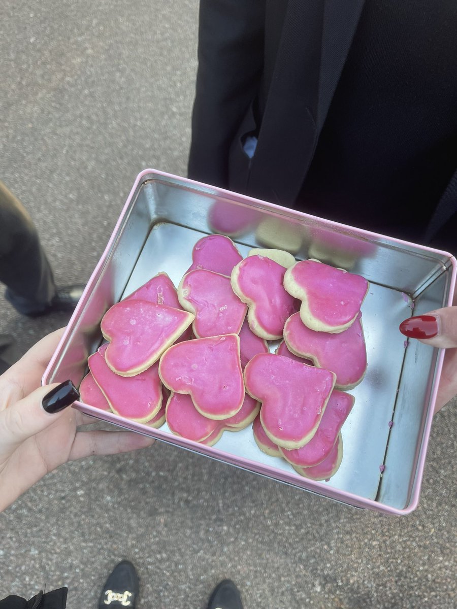 The best thing first thing in the morning, home made treats from the Year 11’s ☺️