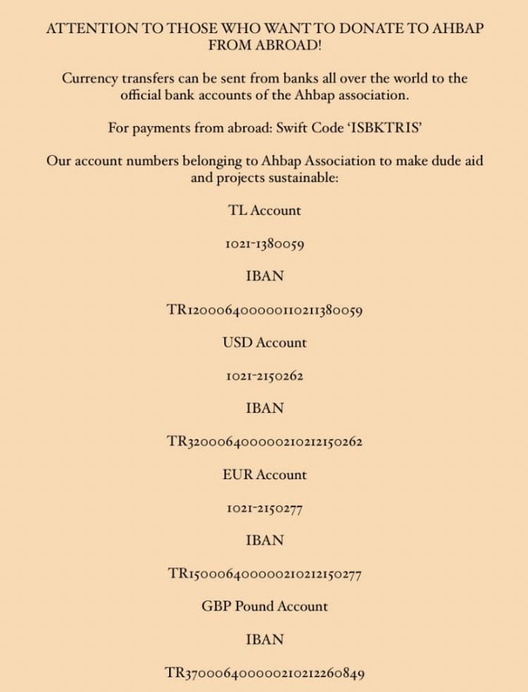 vanteblogstr's tweet photo. Due to the eartquakes that hit Turkey almost 10.000 people lost their lives now, many are still under the wreckages and the weather is below zero. Please make donations to accounts that will be given below or at least help us to raise the awareness.
#ArmyAssembleForTurkey https://t.co/Izi98NBdtR