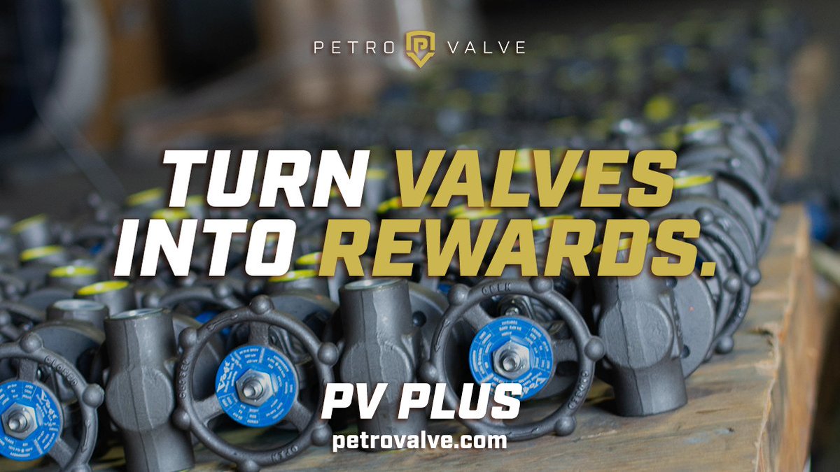 PetroValveInc's tweet image. PV Plus is the only rewards program in the industry that takes the valves you buy every day and turns them into rewards you can use nearly anywhere. Curious to learn more? Get started: bddy.me/40J192H.
 
#RewardsProgram #PVPlus #Valves #Energy #OilandGas #LoyaltyProgram