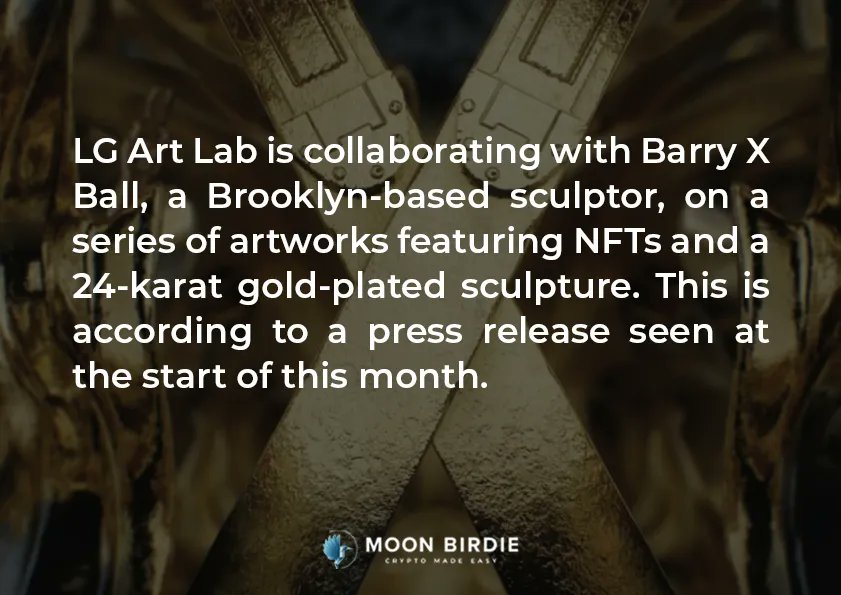 MoonBirdieMedia's tweet photo. #NFT #crypto #Web3 #blockchain #Metaverse #LGArtLab #BarryXBall #art #MoonBirdie https://t.co/eMP73dLlV6