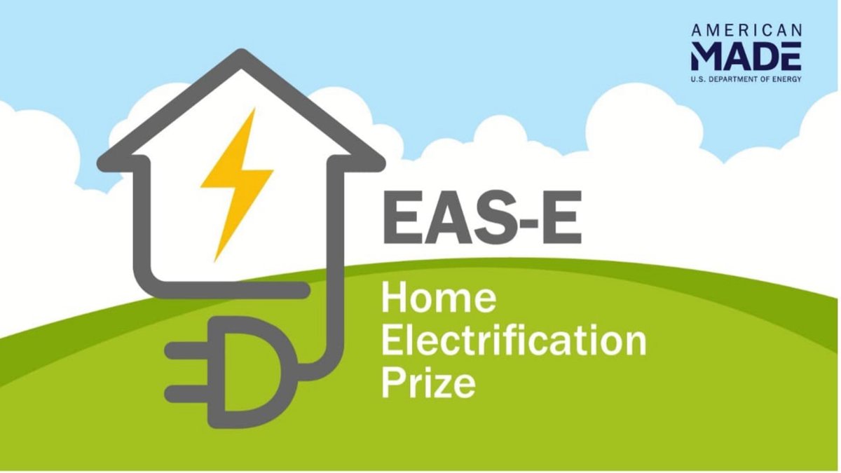 AmericanMadeChallenges (@amcprizes) on Twitter photo The #EASEprize and <a href="/AMCprizes/">AmericanMadeChallenges</a> were highlighted by <a href="/GovMattersTV/">Government Matters</a>! "The goal (of the #EASEprize) is to develop innovations to make it easier for homeowners who are ready to electrify their homes." Watch >>> youtu.be/YDH3W5aZWho The #EASEprize and <a href="/AMCprizes/">AmericanMadeChallenges</a> were highlighted by <a href="/GovMattersTV/">Government Matters</a>! "The goal (of the #EASEprize) is to develop innovations to make it easier for homeowners who are ready to electrify their homes." Watch >>> youtu.be/YDH3W5aZWho