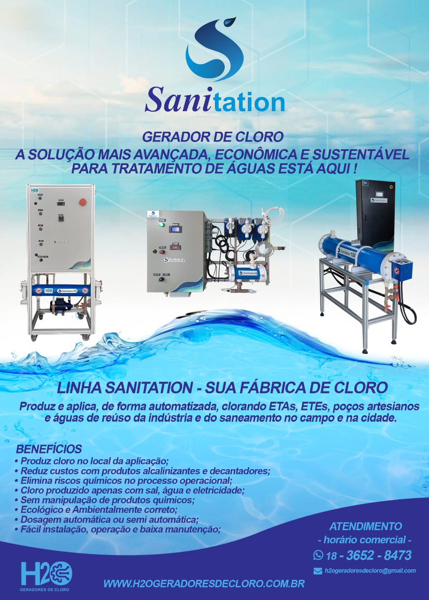 NedinaldoG's tweet image. GERADOR DE CLORO PARA PISCIAS COLETIVAS E DE GRANDES VOLUMES #tratamentodeesgoto #tratamentodeefluentes #tratamentodeagua #eta #ete #hotelaria #hoteldesign #parque #resíduos #residuos #piscinas