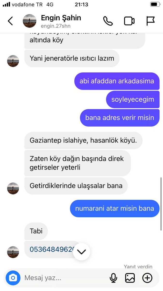 tasoguzkagan's tweet photo. @F1tutkumuz GAZİANTEP İhlahiye, Hasanlök Köyü
Jeneratör ve ısıtıcı lazım
Engin Şahin - 05364849626
https://t.co/mVt9Se4FC2 https://t.co/gJSRQudmz8