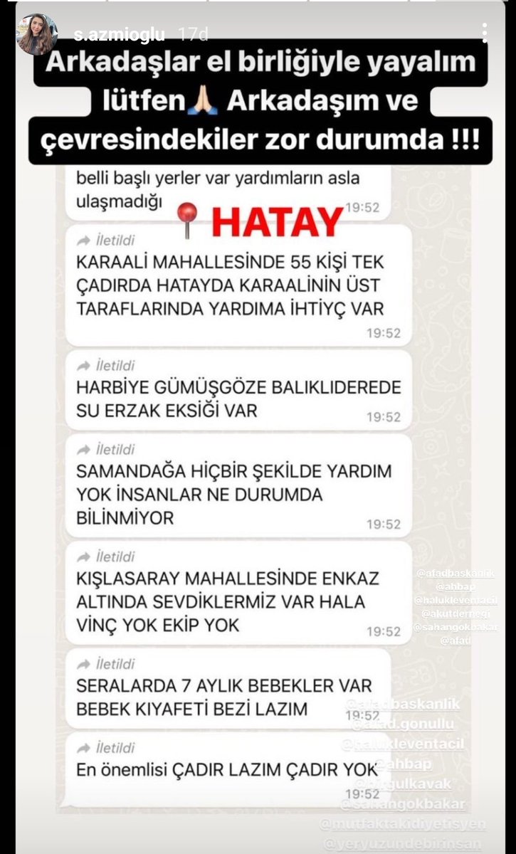 tugcemutlu__'s tweet photo. @AFADBaskanlik @BabalaTv @DepremDairesi @haluklevent @jahreindota @ProfDemirtas https://t.co/brMUOjpTlW