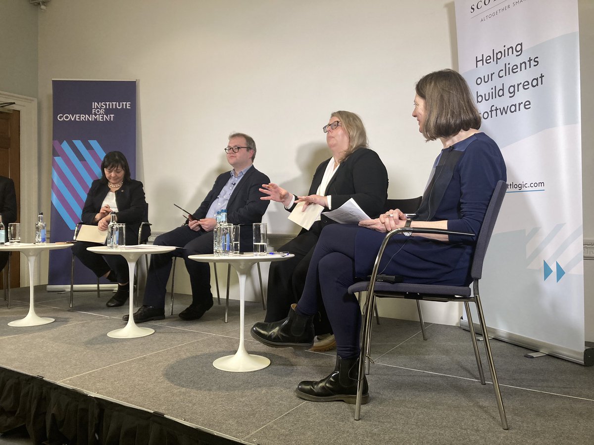 Scott_Logic's tweet photo. We should be stress-testing existing laws related to data sharing before creating new ones or amending others, says @jessicalakevoy – there’s a lot that they already permit, so it would be better to find where legislative change would have the most impact. #IfGdata https://t.co/Z3lNIKaHBX