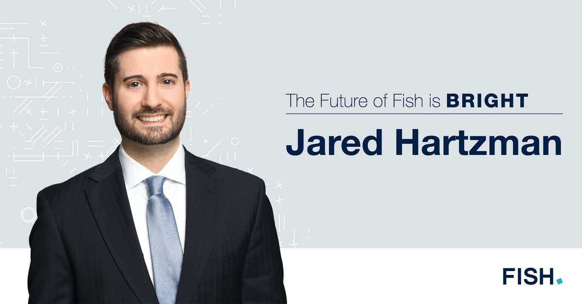 FishRichardson's tweet photo. Principal Jared Hartzman believes his ability to deeply understand the law and practice involved in ITC, appellate, and district court litigations helped him reach his new role. Read about Jared and our other new principals here. https://t.co/osve55wdZ4 #FutureofFish https://t.co/aHW1TDGjg3