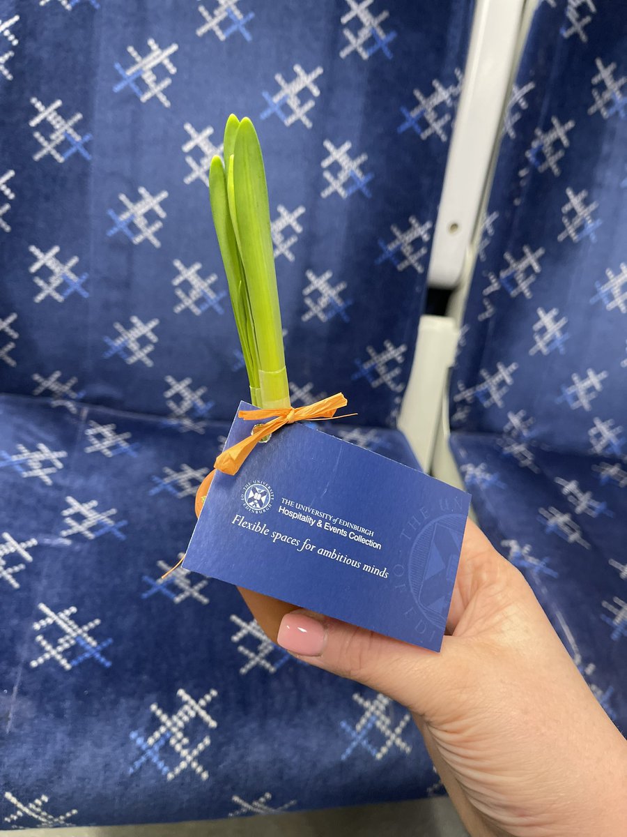 Travelling home after a great day at <a href="/ETAG_UK/">Edinburgh Tourism Action Group (ETAG)</a>  Conference 2023! Thank you to the <a href="/uoeconferences/">The University of Edinburgh Conferences & Events</a> team for hosting and for the lovely gift 🪴 #MakeItEdinburgh