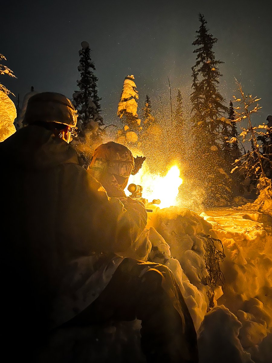 1_5Bobcats's tweet photo. Squads from A Co, 1-5 IN occupied defensive positions to repel an attack at Fort Wainwright. Way to get after maneuvering squads!
@11thAirborneDiv
@I_Corps
@USARPAC https://t.co/XQQl0QlZGZ