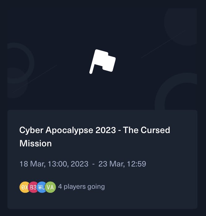 hackthebox_eu's tweet photo. Could it really be… 👀 https://t.co/MCedVIsBYJ
