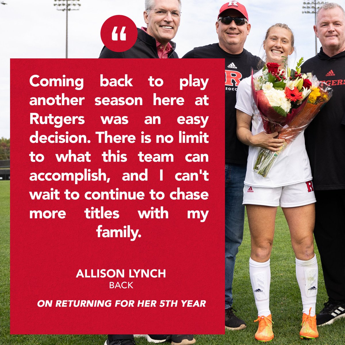 RUWSoccer's tweet photo. Look who's back👀

Thrilled to announce the return of 𝗔𝗹𝗹𝗶𝘀𝗼𝗻 𝗟𝘆𝗻𝗰𝗵 and 𝗚𝗿𝗮𝗰𝗲 𝗪𝗮𝗹𝘁𝗲𝗿 to #RUWS!

📰https://t.co/7fIuRiVPOK

#WeNeverStop /// #ForeverRutgers https://t.co/6SiryXkjvE