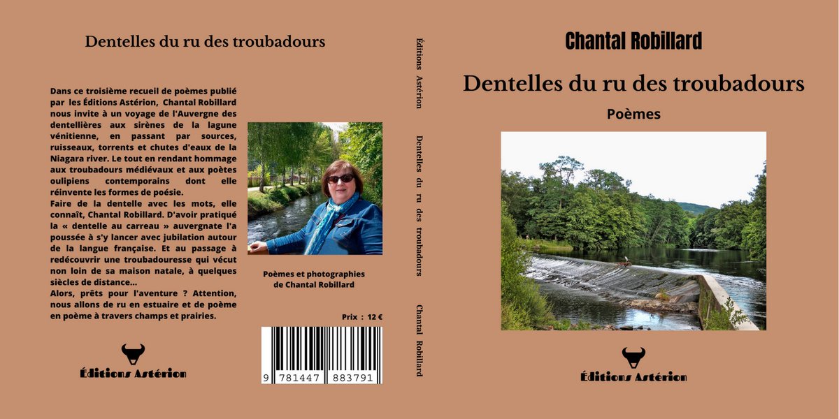 Ed_Asterion's tweet image. ANNONCE SORTIE : Dentelles du ru des troubadours de Chantal #Robillard 
editionsasterion.wordpress.com/https-editions… 
#poésies #poèmes #recueil #troubadours