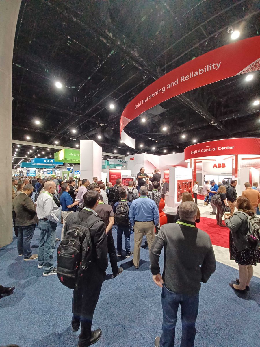 DISTRIBUTECH's tweet image. Some magic is taking place at @ABBgroupnews in Booth #2528! 🎩🐰 Be sure to experience it firsthand! 

#DISTRIBUTECH23 #DISTRIBUTECH #transmissionsystem #distributionsystem #transmissionsystems #distributionsystems #powergrid #evcharging #homeasagrid #energytransition
#smartgrid