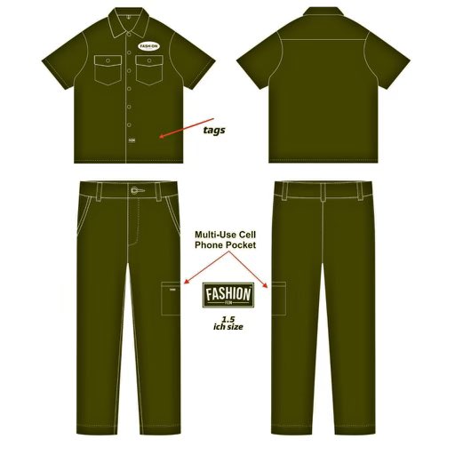 fashionfein's tweet photo. Fashion Fein “Oval Stamp” Work Suits Coming Soon 2/ __ /23 … Which One You Need ? Black , Navy , Brown , or Olive Green ? #WorkSuits #Dickies #WorkShirts https://t.co/5cdzrRdKdW