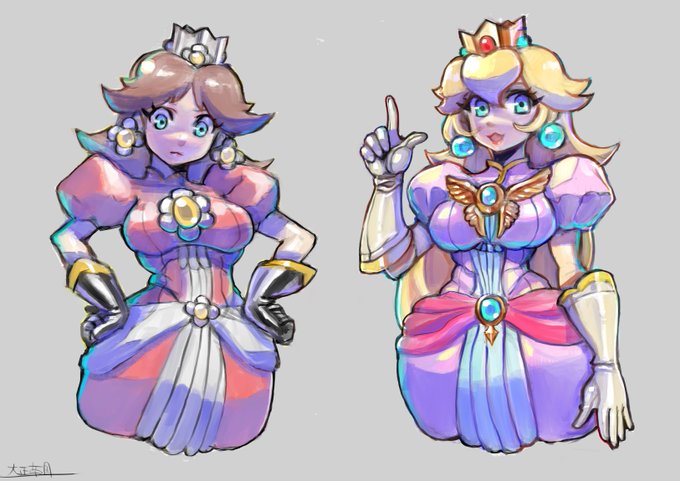 「princess daisy princess peach」Fan Art(Latest)